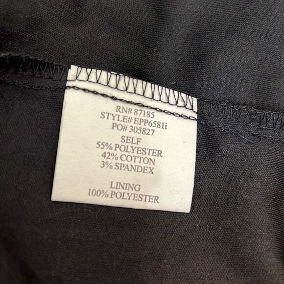 RubyRox Dress Size 13 Strapless Mini Black White Ruffle Bust Accent Pocket Lined - Picture 10 of 11